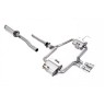 Cat-back ECE Approved System - Loose Trim Version with Polished 76mm Trims - Resonated (quieter) Includes bracket locator for 2004 cars