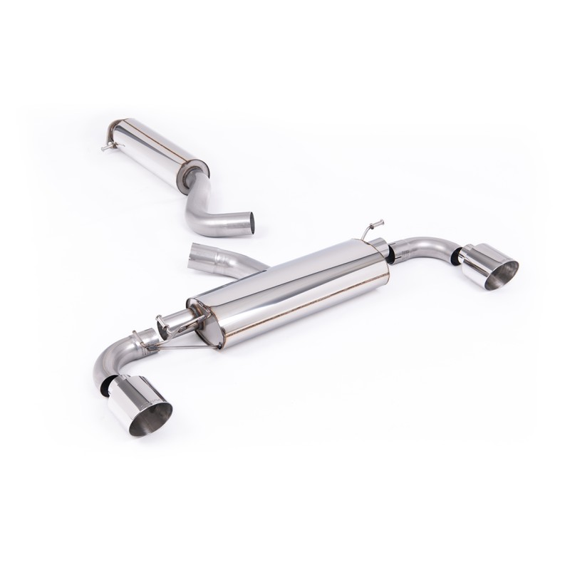 3' / 76mm Resonated OPF/GPF Back System with GT-115 Polished Trims - ECE Approved