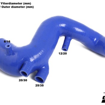 Audi S3 TT 1.8T Turbo inlet hose Black