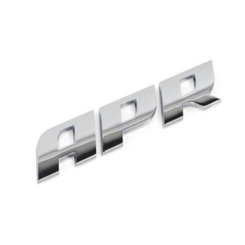 APR BADGE, CHROME