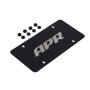 APR LICENSE PLATE - SILVER ON BLACK