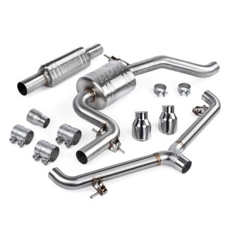 APR CATBACK EXHAUST SYSTEM (W/ FRONT MUFFLER) - GTI (MK6)