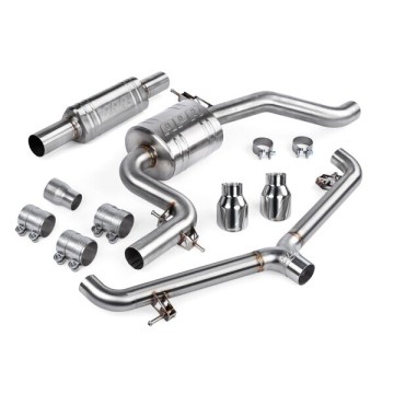 APR CATBACK EXHAUST SYSTEM (W/ FRONT MUFFLER) - GTI (MK6)