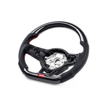 STEERING WHEEL, RED STITCHING, PADDLE SH