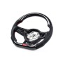STEERING WHEEL, RED STITCHING, PADDLE SH