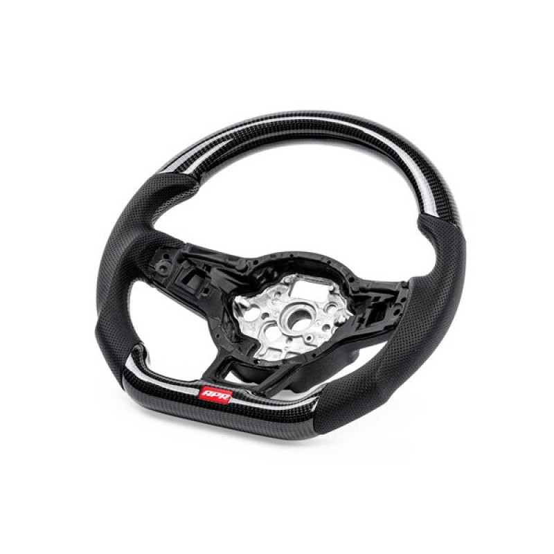STEERING WHEEL, SILVER STITCHING, NON-PA