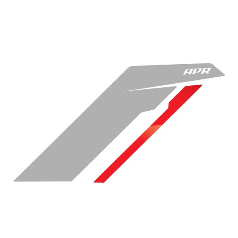 APR Sideburn Sticker-Silver/Re