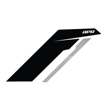 APR Sideburn Sticker-Black/Sil