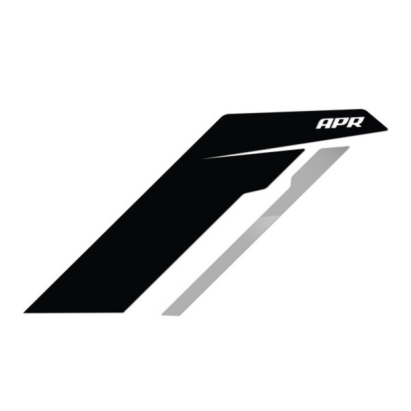 APR Sideburn Sticker-Black/Sil