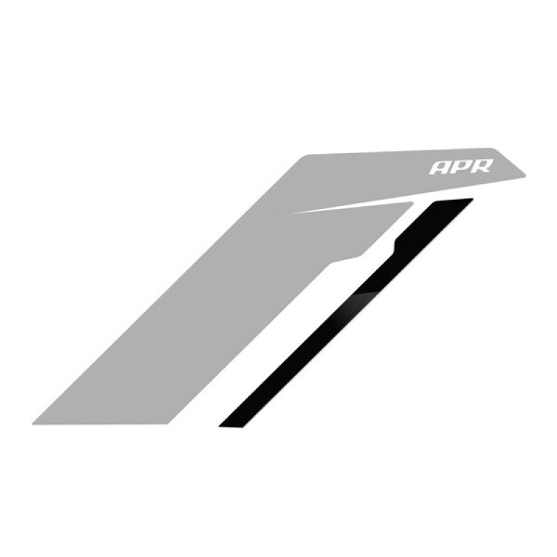 APR Sideburn Sticker-Silver/Bl