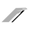 APR Sideburn Sticker-Silver/Bl
