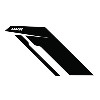 APR Sideburn Sticker-Black/Bla