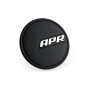 CENTER CAP 1, PLASTIC, CAST, BLACK SATIN