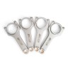 CTS Turbo Connecting Rods VW & Audi 144×19 Tapered Rifle Drilled | Fits 1.8T 20V 06A With Stock Pistons