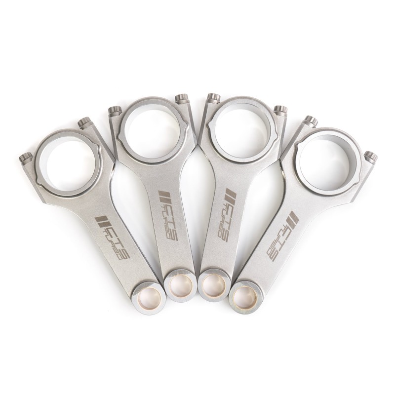 CTS Turbo Connecting Rods VW & Audi 144×20 Tapered Rifle Drilled | Fits MK5/B7 FSI 2.0T EA113 With Stock Pistons