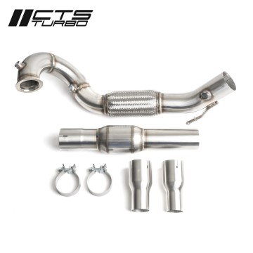 CTS Turbo MK6/MK7 Jetta 1.4T/1.5T, MK7 Golf 1.4TSI/1.5TSI 3″ Downpipe with HIGH-FLOW CAT for EA211 engines