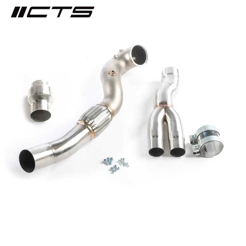 CTS Turbo 8V/8Y RS3 and 8S TTRS 2.5T EVO 3.5″ Single High-Flow CAT