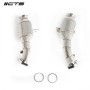CTS Turbo HIGH-FLOW cat set for Mercedes Benz C43 C400 C450 E43 E400 E450 with M276 engine