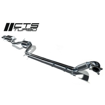 CTS Turbo VW MK6 Jetta 2.0TSI Gen1 3″ Turbo-back Exhaust with High-Flow Cat