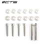 CTS Turbo FRONT Subframe Bushing Insert Kit: MK5/MK6/8P Audi A3 with ARP Bolts