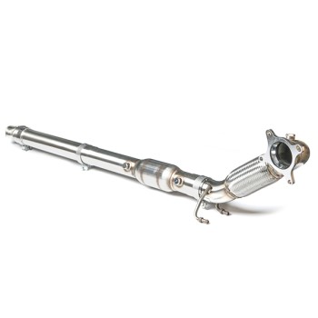 CTS Turbo Audi/VW 2.0T FWD Exhaust Downpipe With High-Flow Cat (MK5, MK6, 8P A3, 8J TT) for undefined