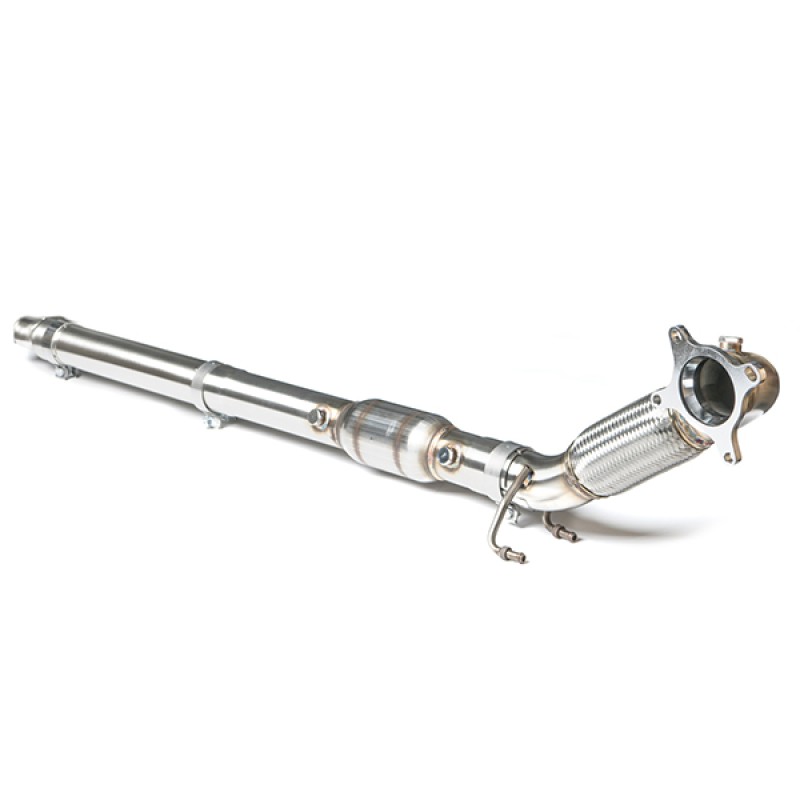 CTS Turbo Audi/VW 2.0T FWD Exhaust Downpipe With High-Flow Cat (MK5, MK6, 8P A3, 8J TT) for undefined