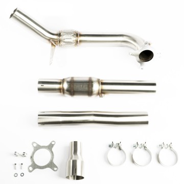 CTS Turbo MK1 VW Tiguan and 8U Audi Q3 1.8T/2.0T High-Flow Cat Downpipe (2009-2017) for undefined