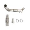 CTS Turbo MQB FWD Exhaust Downpipe with HIGH FLOW CAT (MK7/MK7.5 Golf, GTI, GLI, A3 FWD) for undefined