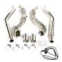 CTS Turbo Audi C7/C7.5 S6/S7/RS7 4.0T Cast Downpipe Set with High Flow Cats for undefined