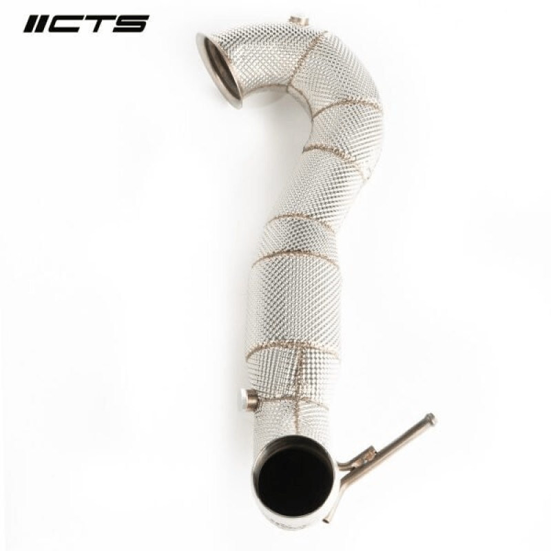 CTS Turbo 3.5″ Downpipe High-Flow CAT for Mercedes-Benz M133 A45/CLA45/GLA45 AMG for undefined