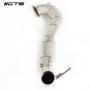 CTS Turbo 3.5″ Downpipe High-Flow CAT for Mercedes-Benz M133 A45/CLA45/GLA45 AMG for undefined