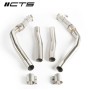 CTS Turbo C8 Audi RS6/RS7 4.0T Mid Pipes/Resonator Delete for undefined