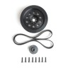 CTS Turbo 3.0T V6 Dual Pulley Upgrade Kit (Press-on, 187mm) for undefined