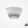 Aluminum pipe 45° 100x3 mm, long radius