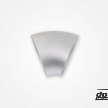 Aluminum pipe 45° 100x3 mm, short radius