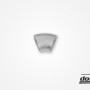 Aluminum pipe 45° 35x3 mm, short radius