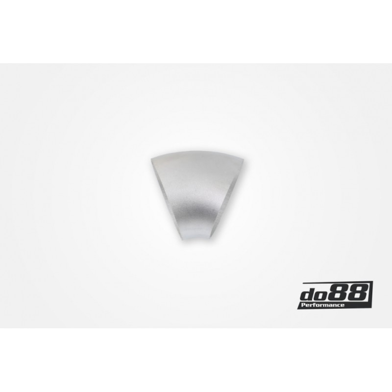 Aluminum pipe 45° 45x3 mm, short radius