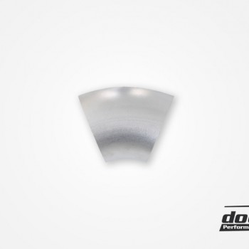 Aluminum pipe 45° 60x3 mm, long radius