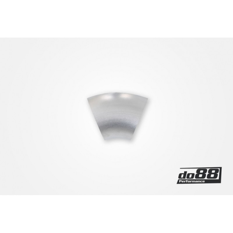 Aluminum pipe 45° 60x3 mm, long radius
