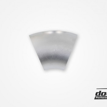 Aluminum pipe 45° 76x3 mm, long radius