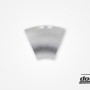 Aluminum pipe 45° 76x3 mm, long radius