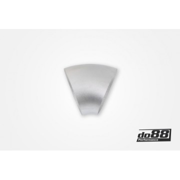 Aluminum pipe 45° 76x3 mm, short radius