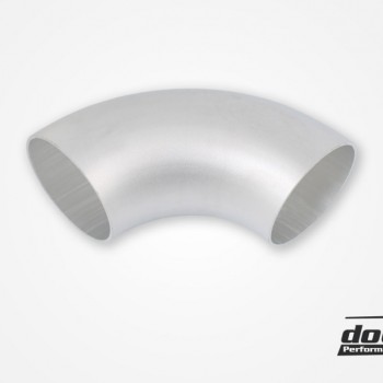 Aluminum pipe 90° 100x3 mm, long radius