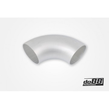 Aluminum pipe 90° 100x3 mm, long radius