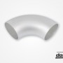 Aluminum pipe 90° 100x3 mm, long radius