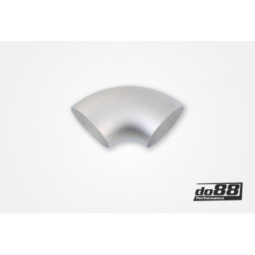 Aluminum pipe 90° 45x3 mm, short radius