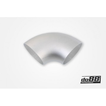 Aluminum pipe 90° 76x3 mm, short radius