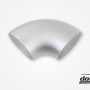 Aluminum pipe 90° 89x3 mm, short radius
