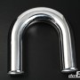 Aluminium pipe 180 degree 3,125'' (80mm)