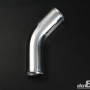 Aluminium pipe 45 degree 3'' (76mm)